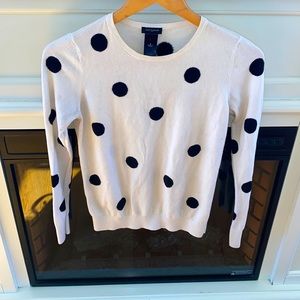 Beige polka dot blouse